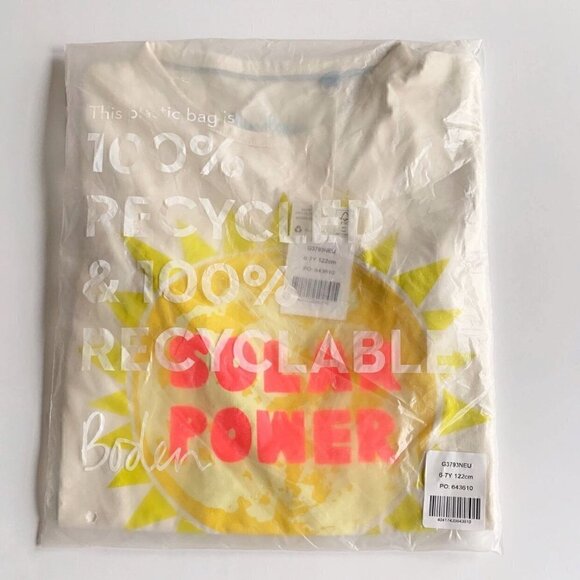 NEW Mini Boden Solar Power Kids Tee 6-7 Years - Picture 8 of 8